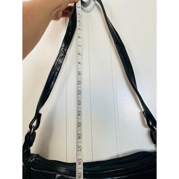 Made In Mexico Genuine Patton Leather Womans Shoulder Purse - Picture 6 of 9